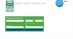 Desktop Screenshot of bauernhofurlaub-bayerischerwald.de